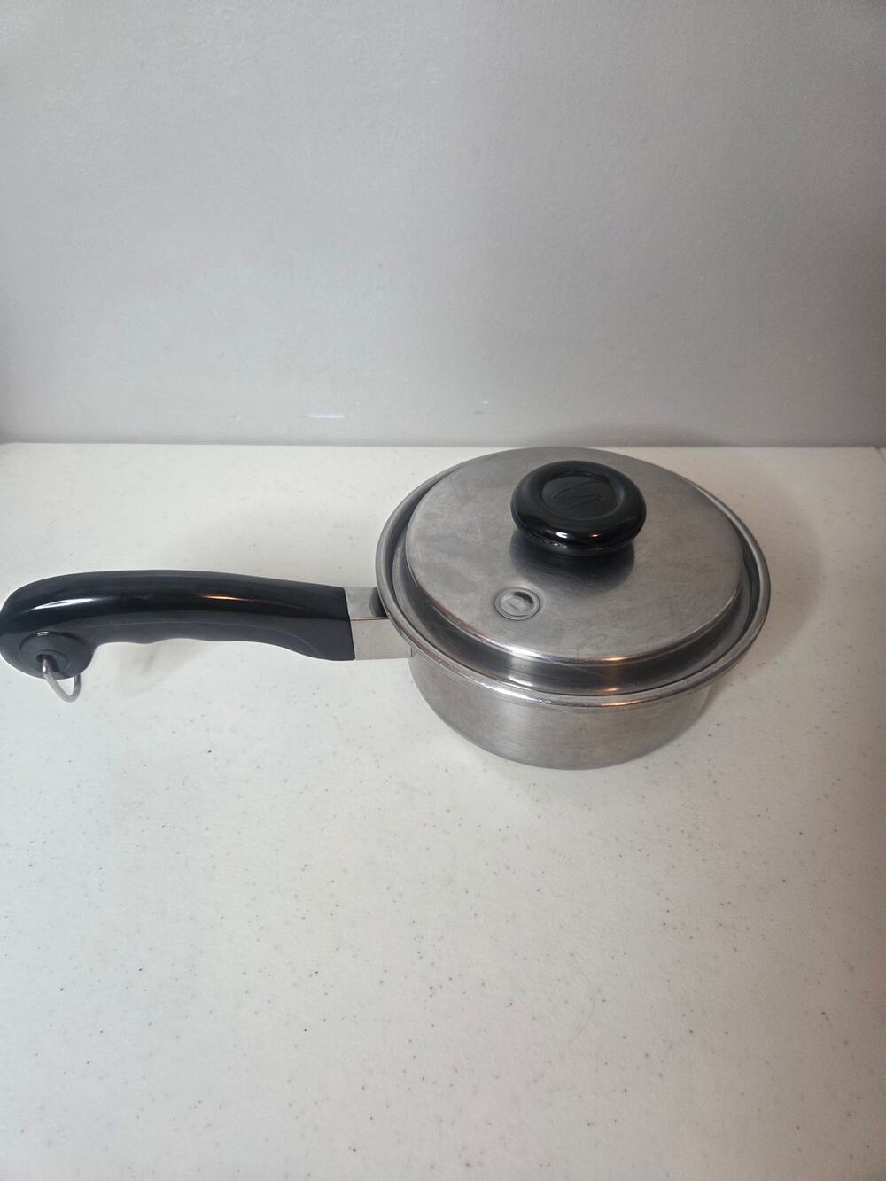 Saladmaster Saucepan 2 Qt Multi-Ply Stainless Waterless Saute Pot Frying Pan Lid